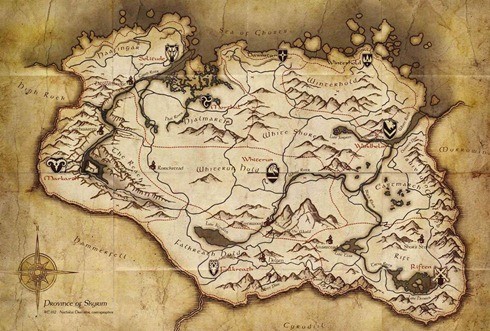 Skyrim-Map