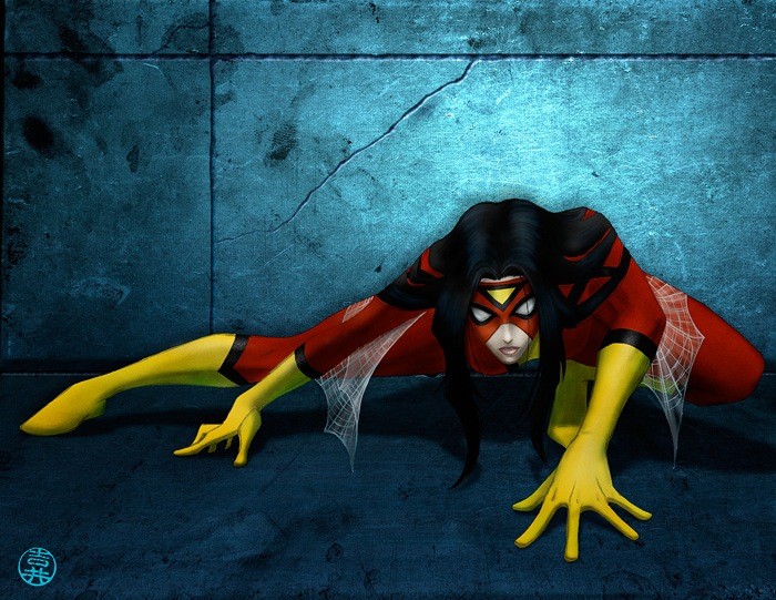 You wish that it was this Spider-woman...