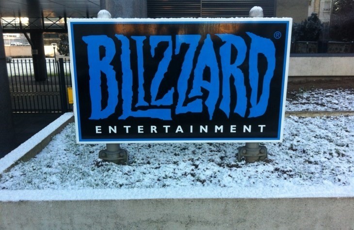 A Blizzard sign covered in snow, how apt