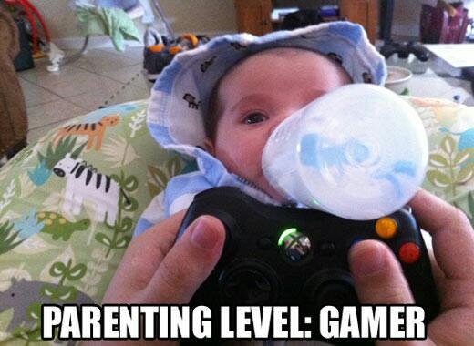 Parenting-level-gamer