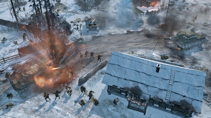 Company of Heroes 2 Snow Battle