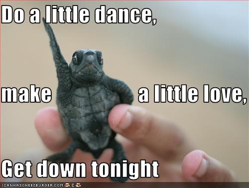do a little dance