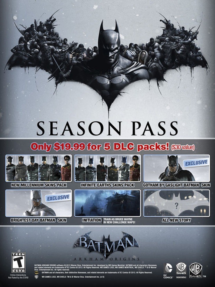 Batman Season pass