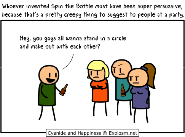 Spin the bottle Or dont Creepo