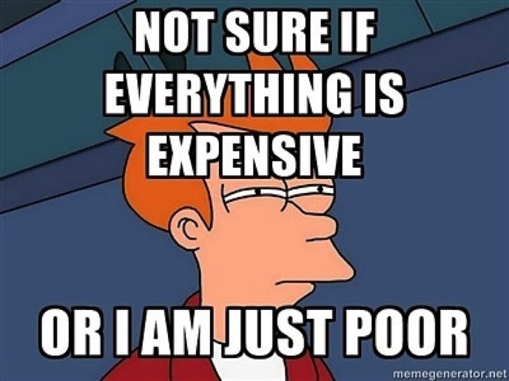 Expensive or poor